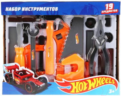 

Набор инструментов игрушечный Умка, Hot Wheels. Набор инструментов строительный / 5290453