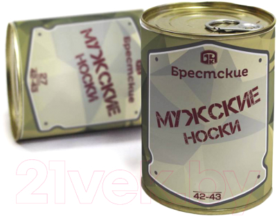 

Носки в банке БЧК, 2122В в банке рис.901