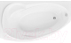 Ванна акриловая Aquanet Jersey 170x90 L (с каркасом и экраном) - 