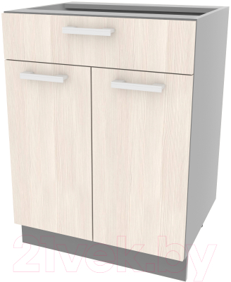 Шкаф-стол кухонный Интерлиния Компо НШ60рш1 (вудлайн кремовый)