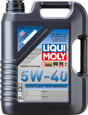 

Моторное масло Liqui Moly, Leichtlauf Perfomance 5W40 / 21368