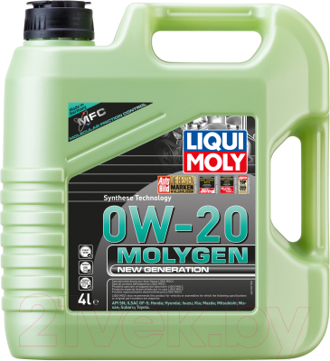 

Моторное масло Liqui Moly, Molygen New Generation 0W20 / 21357