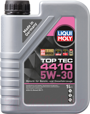 

Моторное масло Liqui Moly, Top Tec 4410 5W30 / 21402