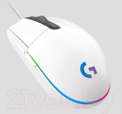 Мышь Logitech G203 Lightsync / 910-005797 (белый)