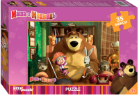 Пазл Step Puzzle Маша и Медведь / 91211 (35эл) - 