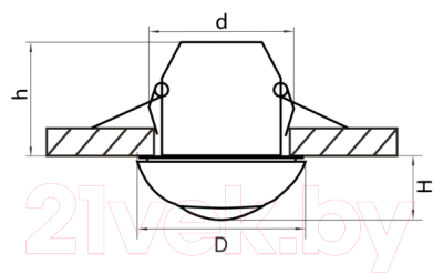 Точечный светильник Lightstar Modo 006870