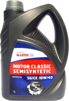 

Моторное масло Lotos, Motor Classic Semisyntetic 10W40 SG/CE