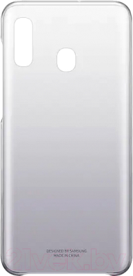 Чехол-накладка Samsung Gradation Cover для Galaxy A20 / EF-AA205CBEGRU (черный)