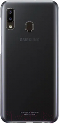Чехол-накладка Samsung Gradation Cover для Galaxy A20 / EF-AA205CBEGRU (черный)