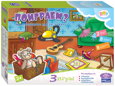 

Развивающая игра Step Puzzle, Поиграем / 70114