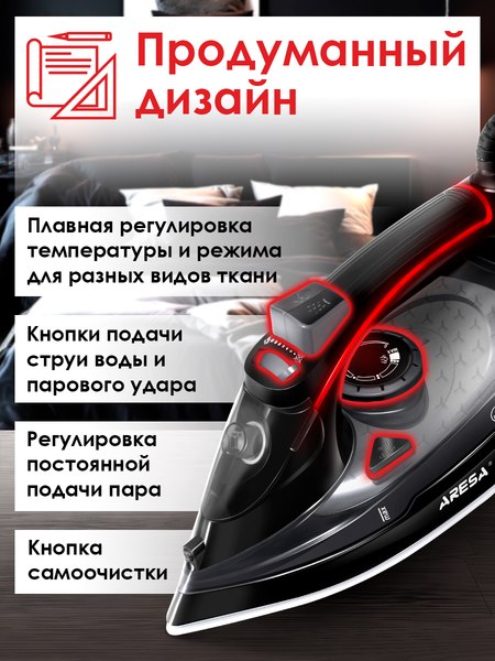 Утюг Aresa AR-3123