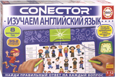 

Настольная игра Мир Хобби, Электровикторина. Изучаем английский язык / 17492