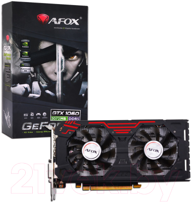 Видеокарта AFOX GeForce GTX 1060 3GB GDDR5 (AF1060-3072D5H4)