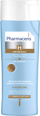 Шампунь для волос Pharmaceris H Purin Dry cпециальный от перхоти для чувствительной кожи (250мл)