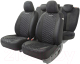 Комплект чехлов для сидений Autoprofi Alcantara ALC-1505 BK/GY - 