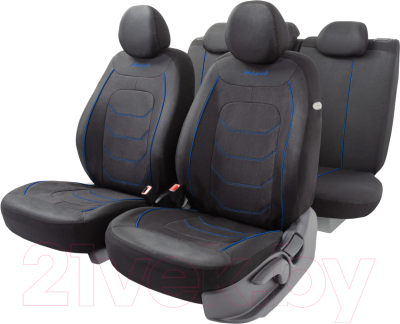 Комплект чехлов для сидений Autoprofi Arrow ARW-1102 BK/BL