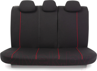 Комплект чехлов для сидений Autoprofi Flex FLX-1102 BK/RD