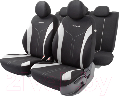 Комплект чехлов для сидений Autoprofi Flex FLX-1102 BK/WH