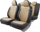 Комплект чехлов для сидений Autoprofi Linen LIN-1505 BK/BE - 