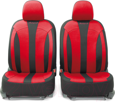 Комплект чехлов для сидений Autoprofi Performance PRF-1505 BK/RD
