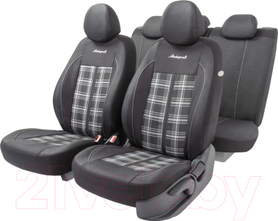 Комплект чехлов для сидений Autoprofi Polo GTi GTI-1102 BK/GY