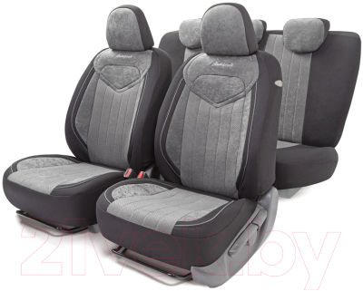 Комплект чехлов для сидений Autoprofi Signature SGN-1505 BK/GY