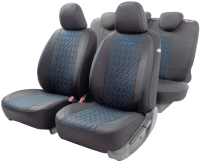 Комплект чехлов для сидений Autoprofi Verona VER-1505 BK/BL - 