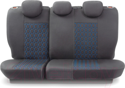 Комплект чехлов для сидений Autoprofi Verona VER-1505 BK/BL