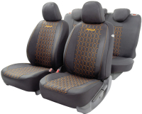 

Чехол для сиденья Autoprofi, Verona VER-1505 BK/Orange