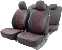 Комплект чехлов для сидений Autoprofi Verona VER-1505 BK/RD - 