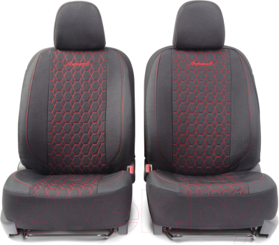 Комплект чехлов для сидений Autoprofi Verona VER-1505 BK/RD