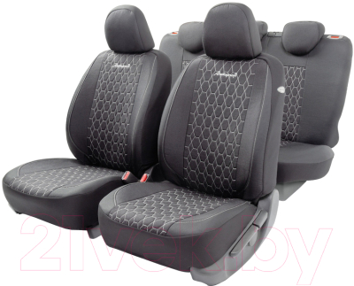 Комплект чехлов для сидений Autoprofi Verona VER-1505 BK/WH