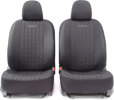 Комплект чехлов для сидений Autoprofi Verona VER-0405 BK/GY