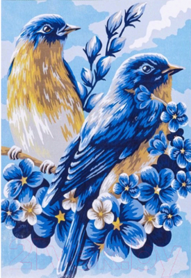 

Картина по номерам Greenwich Line, Весенние птицы / КК-27767