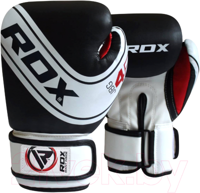 Боксерские перчатки RDX Kids JBG-4B (4oz, белый/черный)