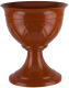 Кашпо Santino Лилия на ножке / ЛН 9 ТЕР (терракотовый) -