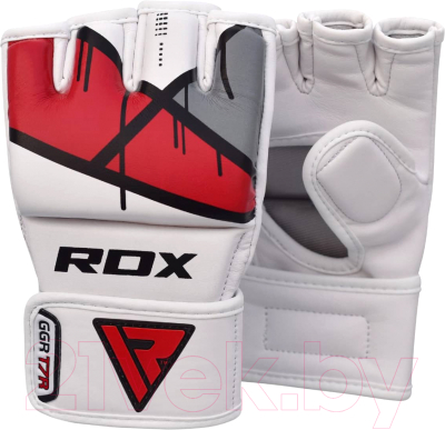 Перчатки для рукопашного боя RDX Rex GGR-T7R (M, красный)