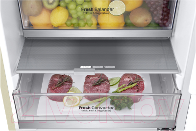 Холодильник с морозильником LG DoorCooling+ GA-B509SEUM