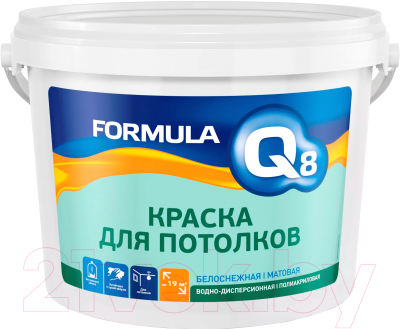 

Краска Formula Q8, Белый, Для потолка