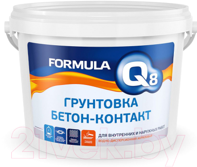 

Грунтовка Formula Q8, Бетон-контакт полиакриловая ВД