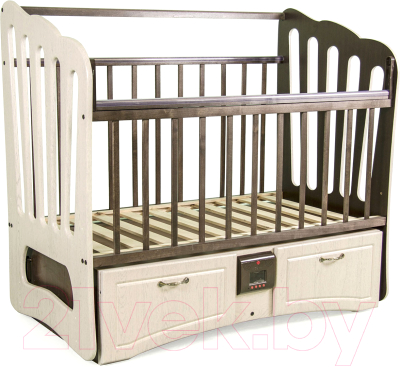 Детская кроватка Daka Baby Укачайка 06 Валенсия (комбинированный)
