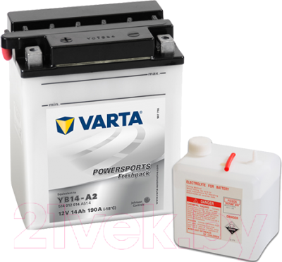 Мотоаккумулятор Varta Powersports Freshpack YB14-A2 / 514012014 (14 А/ч)