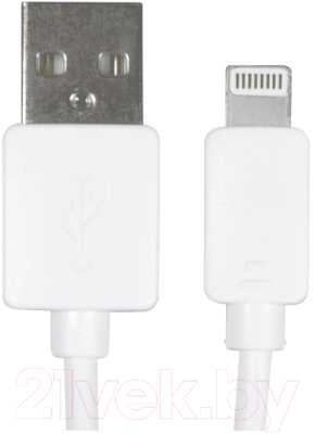 Зарядное устройство автомобильное PARTNER 033501 USB 1A / Apple 8pin (белый)