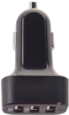 Изображение товара Зарядное устройство автомобильное PARTNER ПР033320 USB 5.2A/3 USB (черное)