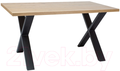Обеденный стол Signal Xaviero II 150 / Xaviero2DC150 (дуб/черный)