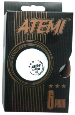 

Мячи для настольного тенниса Atemi, 3*