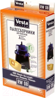 Комплект пылесборников для пылесоса Vesta RW 08 (4шт)