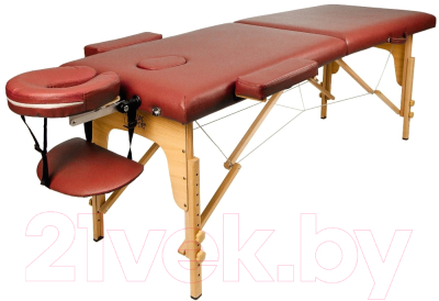 Массажный стол Atlas Sport 2723-2D PVC 4 №1 (бургунди)