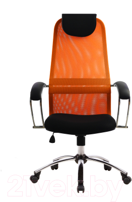 Кресло офисное Metta BK-8CH (оранжевый/черный)