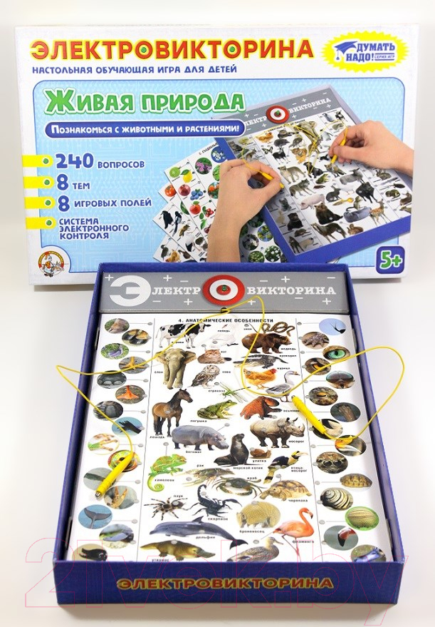 Развивающая игра Десятое королевство Электровикторина. Живая природа / 02813 — фото 2